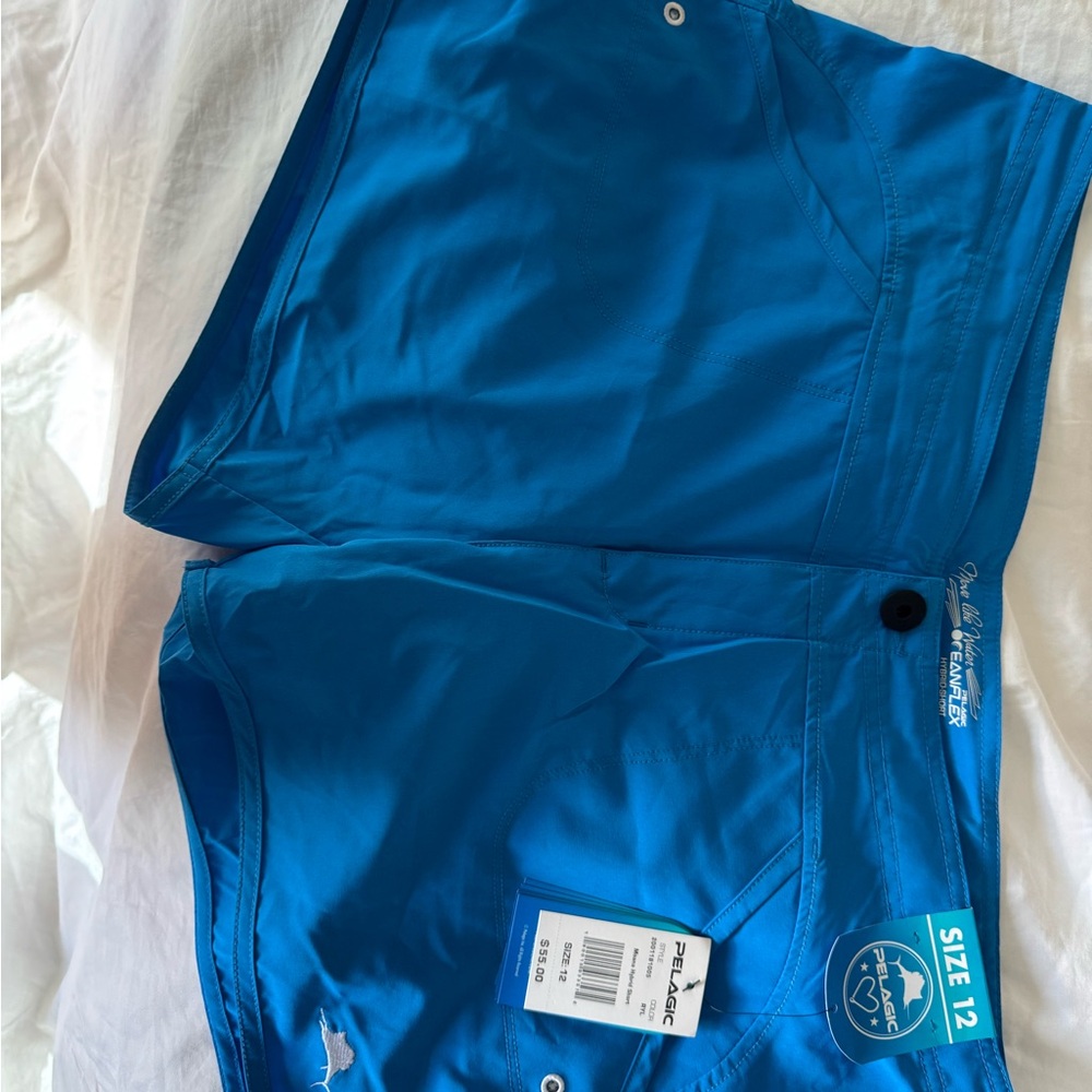 Pelagic Women's Blue Shorts